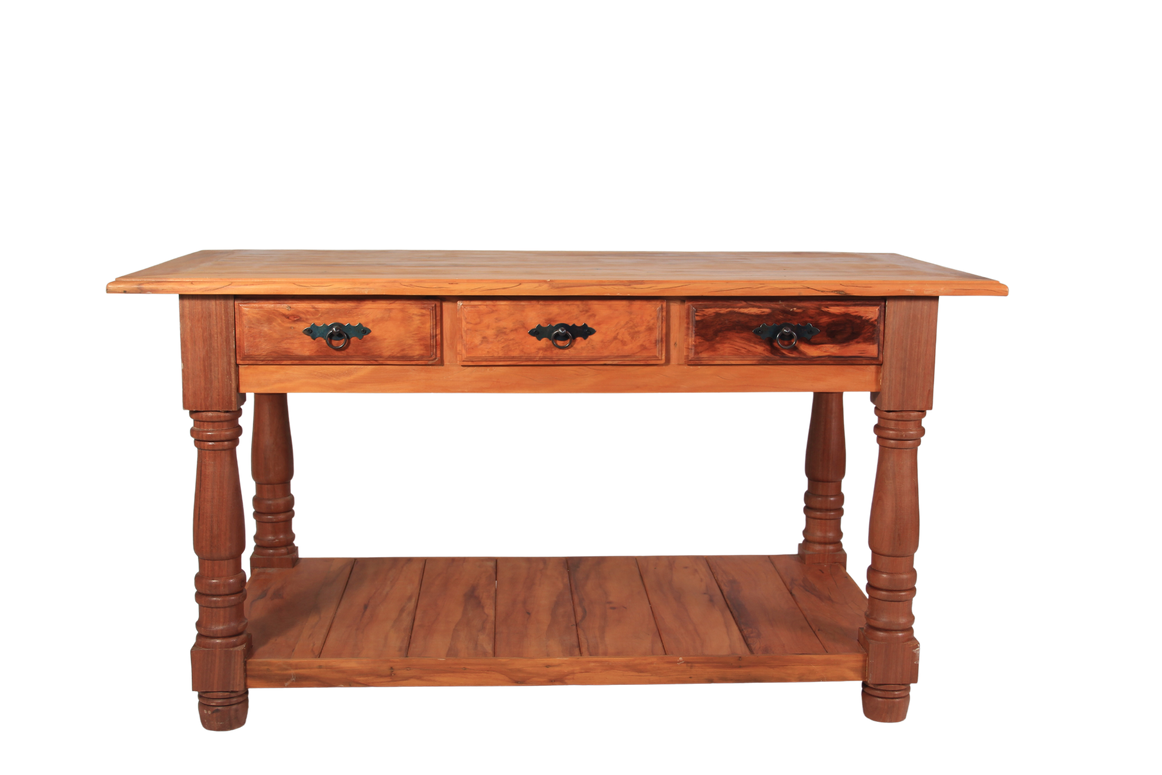 Mesa Aparador de 3 Gavetas (1,50m x 0,70m x 0,80m)