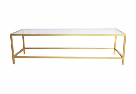 Mesa de Centro Firenze Dourada