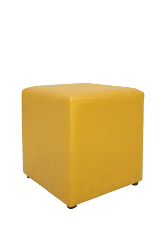 Puff Boate Quadrado Dourado