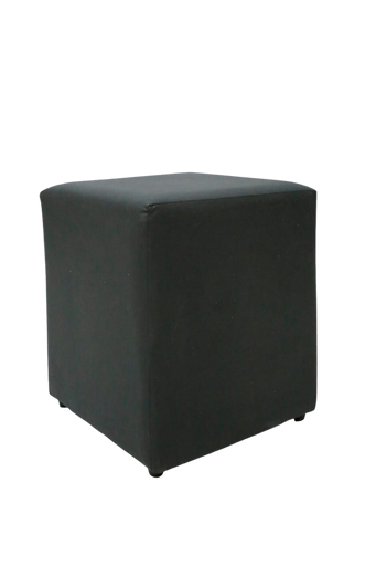 Puff Boate Quadrado Preto